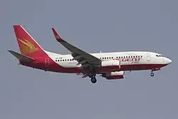 Boeing 737-700 der Regent Airways
