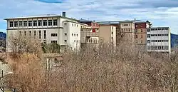Gebäudekomplex der Rehaklinik Kandertal in Malsburg-Marzell von Norden.