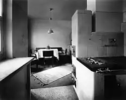 Wohnküche in Haselhorst, um 1931