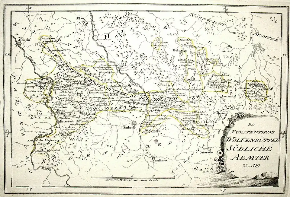 Südliche Ämter des Fürstentums Braunschweig-Wolfenbüttel