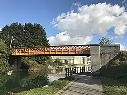 Straßenbrücke Pont de Vrilly über den Canal de l’Aisne à la Marne