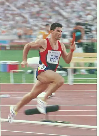 Ángel Heras bei den Olympischen Sommerspielen 1992 in Barcelona