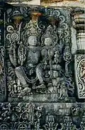 Detail des Hoysaleshwara-Tempels