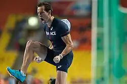 Weltrekordinhaber Renaud Lavillenie gehörte zu den drei&nbsp;Bronzemedaillengewinnern