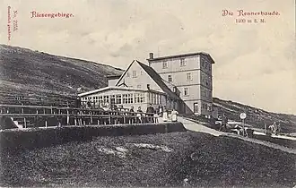 Die Rennerbaude im Jahr 1908