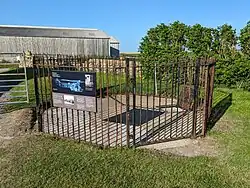 Der eingezäunte Zugang