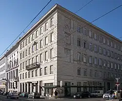 Rennweg&nbsp;5, links davon Nr.&nbsp;3 (Palais Hoyos) und Nr.&nbsp;1