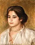 Pierre-Auguste Renoir: Gabrielle au collier, 1906, heute: Privatsammlung