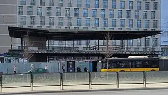 Freigelegte Konstruktion während der Sanierung im März 2024