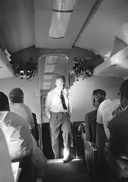 Auch im Wahlkampf löste das Flugzeug die Bahn ab: Dwight D. Eisenhower, 1952