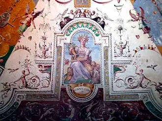 Grotesken-Fresko des 16.&nbsp;Jh. in der Villa d’Este, Tivoli