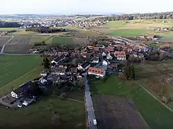 Luftaufnahme von Reutlingen mit Blick nach Nordwesten