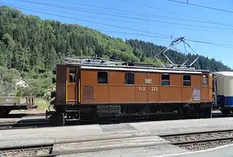 Lok 353 im Jahr 2012 in Ilanz