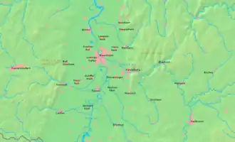 Topographische Karte