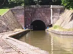 Einfahrt des Kanaltunnels Arzviller