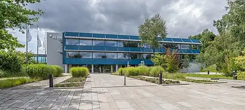 Gebäude der Rehau AG + Co namens Rheniumhaus