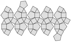 Körpernetz eines Rhombenikosidodekaeders
