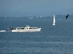 Die Rhyspitz auf Kurs von Altnau nach Immenstaad (2013).