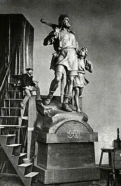 Richard Kissling (1848–1919) Bildhauer, Tell-Denkmal, 1892