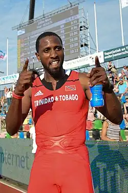 Richard Thompson Rang drei in 10,20&nbsp;s