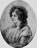 Ursina von Salis-Seewis, Zeichnung, Carl August Richter (?) (um 1797)