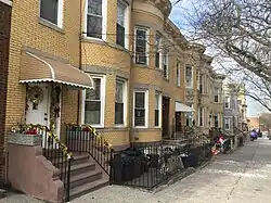 Backstein-Rowhouses