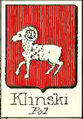 Wappen der Familie von Klinski (Rietstap, 1903)