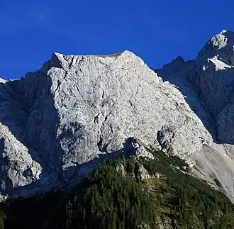 Nordwand des Riffeltorkopfs