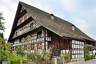 Das Haus Baer, eines der zwei Kulturgüter von nationaler Bedeutung in Rifferswil