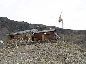 Das Rifugio Franco Chiarella all'Amianthe.