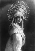 Jelena Stepanowa als Schwanen-Zarewna (Bolschoi-Theater 1913)