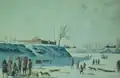Winter Fishing on the Ice of the Assynoibain and Red River, 1821
