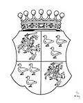 Wappen der Reichsfreiherren von Ripperda-Cosyn