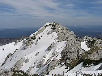 Nordseite des Veliki Risnjak