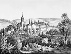 Rittergut Oberschöna (um 1860)