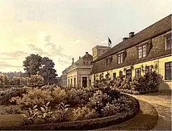 Schloss Zezenow um 1860 (Sammlung Alexander Duncker)