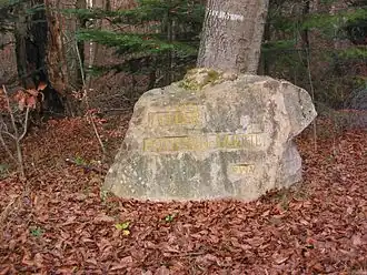 Ritterstein 261 auf dem Ostfuß