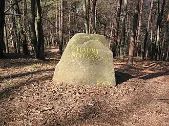 Ritterstein 62 Hauptschanze I (20. Jh.)