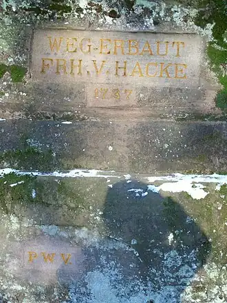 Ritterstein 122 am Südhang