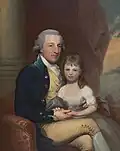 Gilbert Stuart (1755–1828): Robert Hare Sr. and His Daughter Martha, Mitte 1780er Jahre