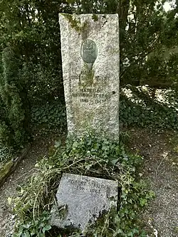 Robert Strübin (1897–1965) Maler, Grafiker, Musiker. Grab auf dem Wolfgottesacker, Basel