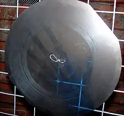 Schallplatte aus einem Röntgenfilm: „Musik auf Rippen“