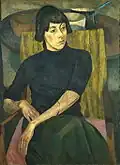Nina Hamnett, Öl auf Leinwand (1917)