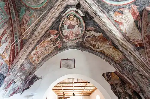 Freskenmalerei Kirchenschiffseitig