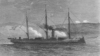 Die Rolf Krake vor Dübbel 1864