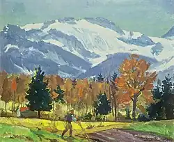 Kampenwand im Spätherbst 1932