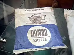 Packung Rondo Kaffee