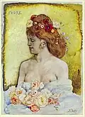 Félicien Rops: Flore, spätes 19. Jahrhundert