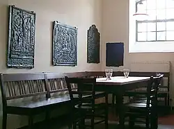 Takenplatten im Museumsrestaurant