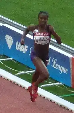 Rose Mary Almanza – ausgeschieden als Vierte des dritten&nbsp;Vorlaufs